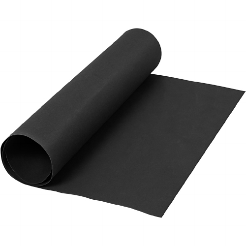 Faux Leather Paper - black