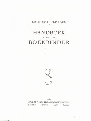 Handboek voor den Boekbinder